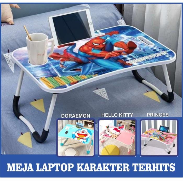 Gambar Meja belajar Lipat Anak kARAKTER Multifungsi Ada slot gelas slot HP - doraemon dari All you need os undefined Tokopedia