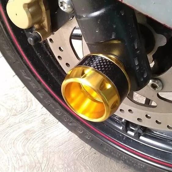 Gambar JALU AS CARBON NMAX AEROX LEXI FREEGO MIO VARIO XMAX PCX BEAT UNIVERSA - gold dari market acc_NEW undefined Tokopedia
