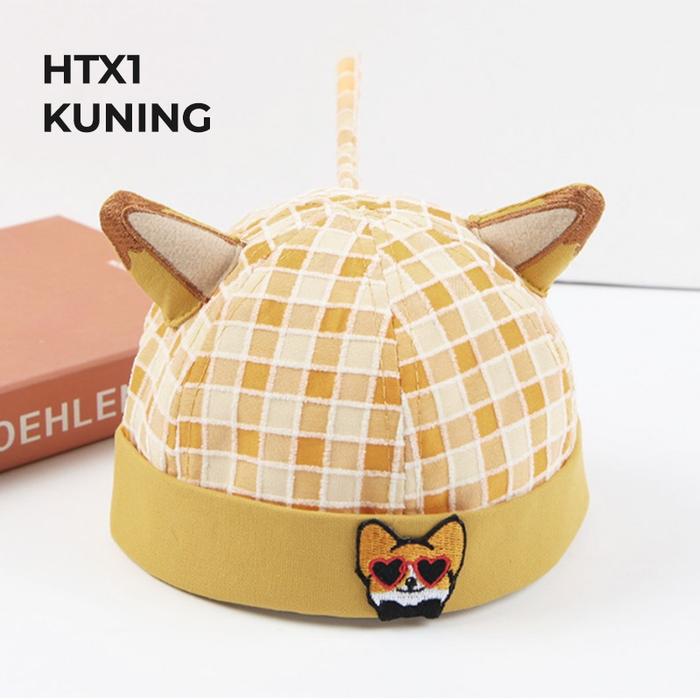 Gambar Topi Anak Bayi Laki Laki Perempuan Motif Kuping Anjing Aksesoris HTX - HTX1-KUNING dari NOMIDE STORE undefined Tokopedia