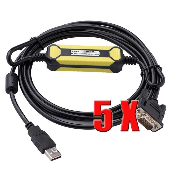 Jual AMSAMOTION USB-PPI USB To RS485 Adapter For Siemens S7-200 PLC ...