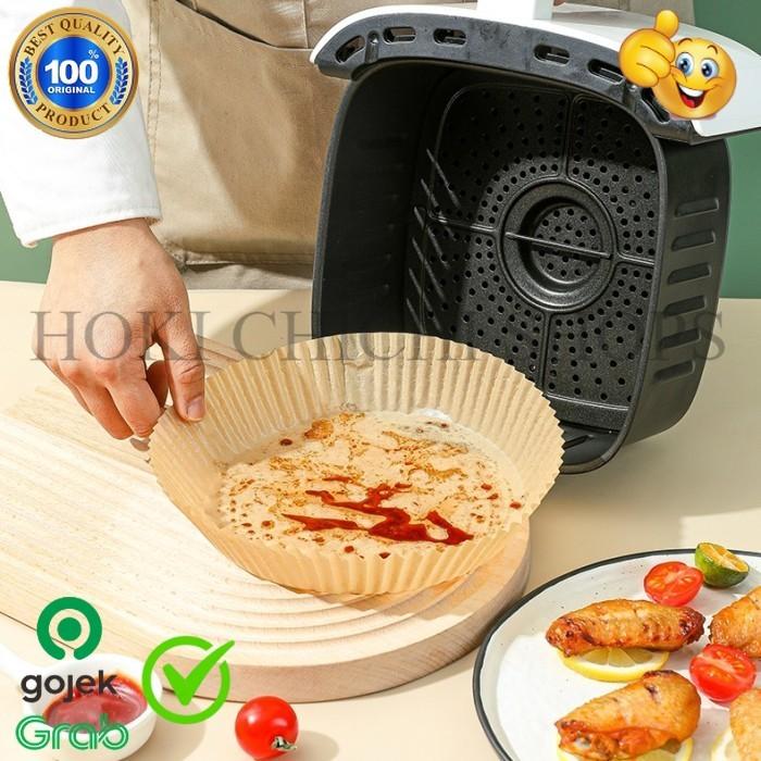 Gambar Reusable Mat air fryer Pot ORIGINAL CC - 50PCS, BULAT 16CM dari HOKICHICHISHOPS undefined Tokopedia