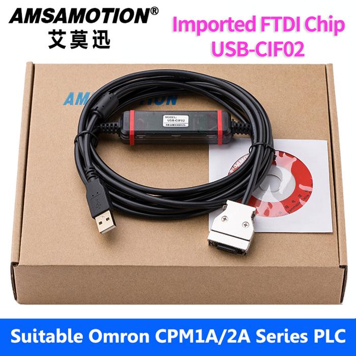 Cif 02 Example Jual AMSAMOTION USB-CIF02 For Omron PLC Series CQM1-CIF02 USB TO RS232 ...