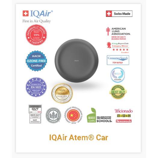 Jual IQAIR ATEM CAR AIR PURIFIER HYPERHEPA FILTER PORTABLE AIR