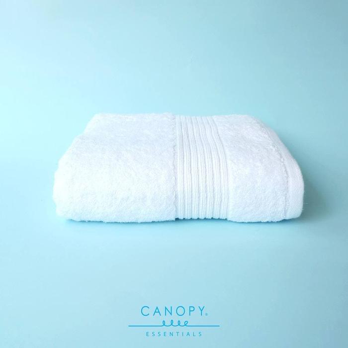Gambar CANOPY JADE BATH TOWEL WHITE - Light Grey dari SOGO Indonesia undefined Tokopedia