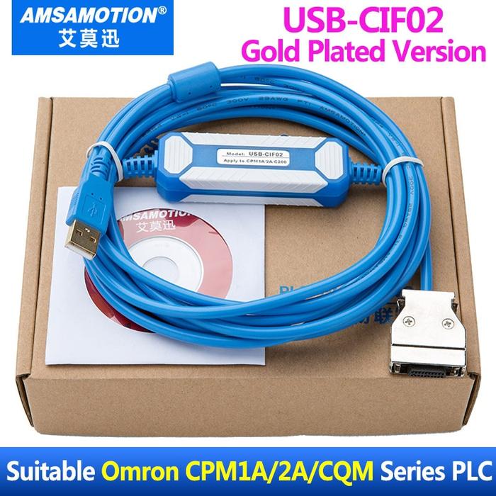 Cif 02 Example Jual AMSAMOTION USB-CIF02 For Omron PLC Series CQM1-CIF02 USB TO RS232 ...