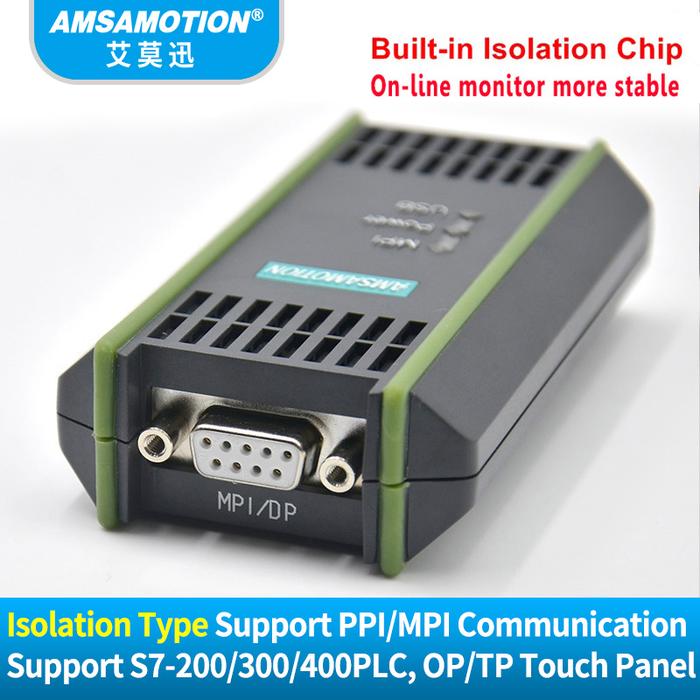 Gambar AMSAMOTION 0CB20, USB-PPI USB Cable Programming Cable For Siemens PLC - MPI Isolation, 2.5-4.4 dari CENTRAL INVERTERCH undefined Tokopedia