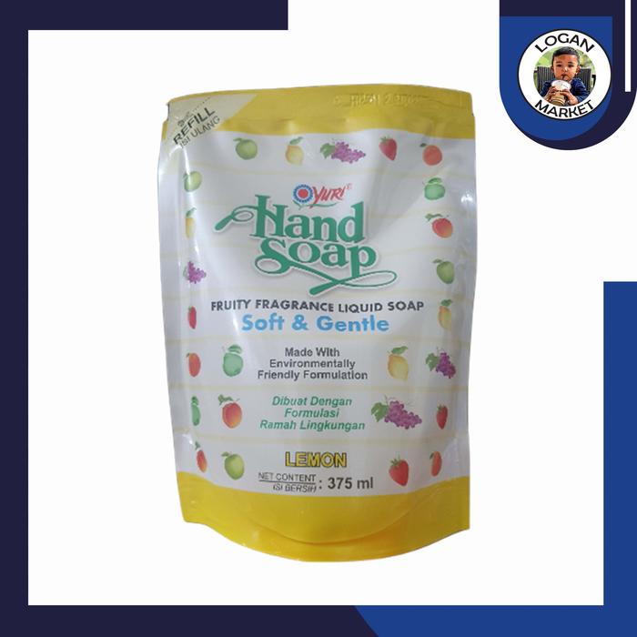 Gambar Yuri Hand Soap Handsoap Sabun Cuci Tangan Yuri 375ml 375 ml - lemon dari Logan Market undefined Tokopedia