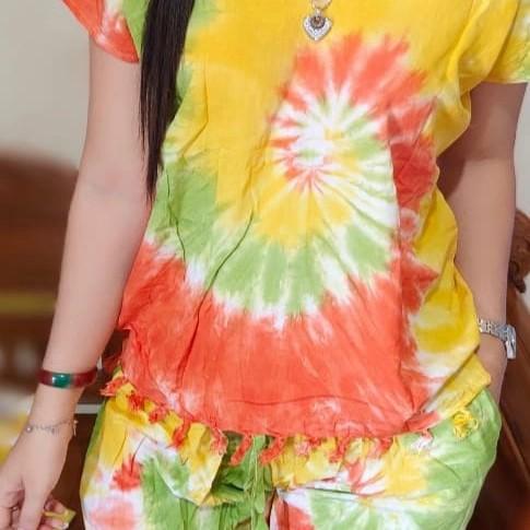 Gambar setelan pakaian wanita dewasa motif rombe celana pendek size XL - 1, XL dari HONEY WORLD undefined Tokopedia