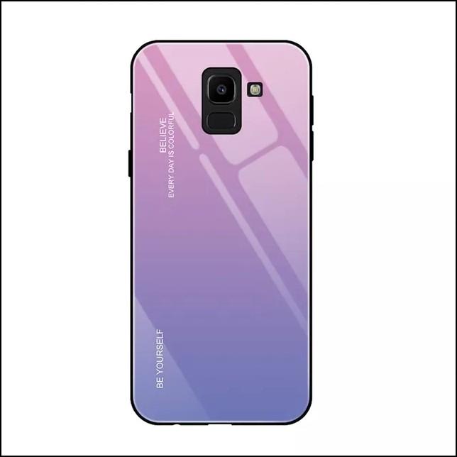 Gambar Gradient Glass Case Samsung Galaxy A8 Plus A8Plus 2018 Casing HP - B dari A n A Store_NEW undefined Tokopedia