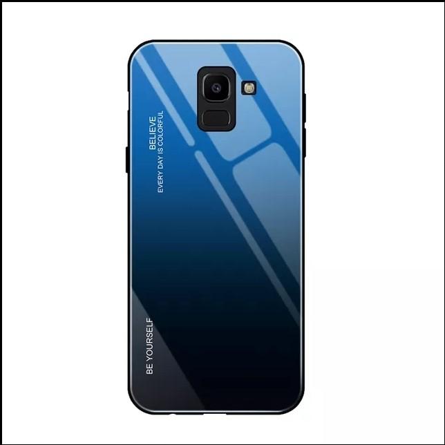 Gambar Gradient Glass Case Samsung Galaxy A8 Plus A8Plus 2018 Casing HP - G dari A n A Store_NEW undefined Tokopedia