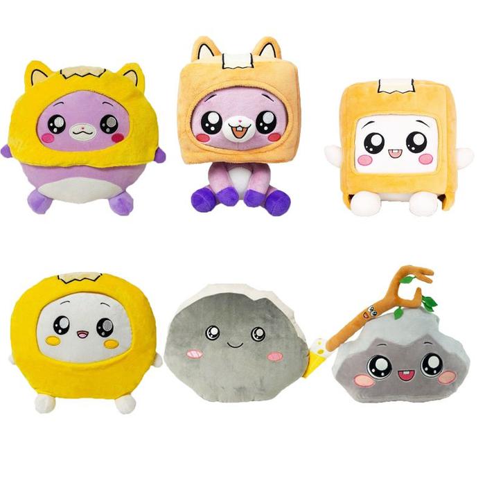 Gambar New Lankybox Cartoon Foxy Plushie Toys Doll Cute Soft Stuffed Pillow D dari chakradev - undefined Tokopedia