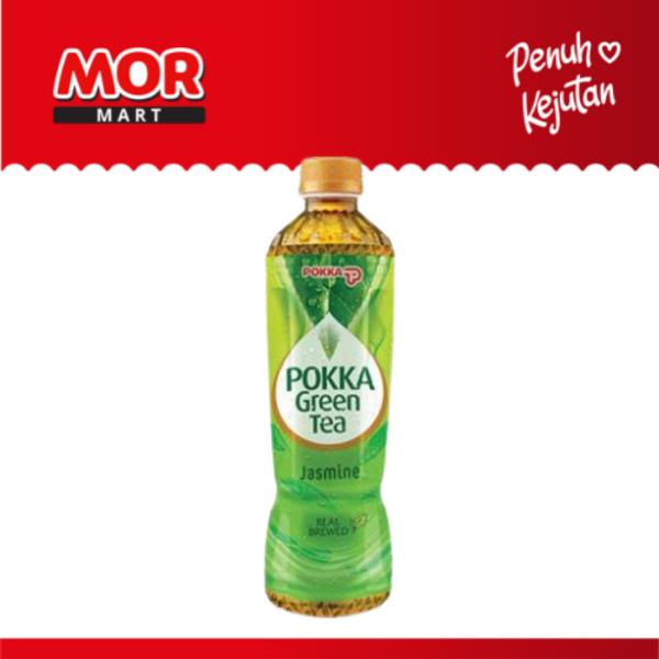 Gambar POKKA Green Tea Jasmine Teh Hijau Melati Btl 450ML dari MOR Mart undefined Tokopedia