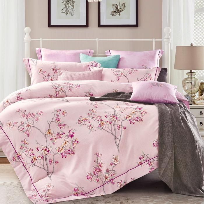 Gambar Canella Sprei Cover Bahan Tencel Linen Motif Vervain - 200x200 dari risebedding undefined Tokopedia