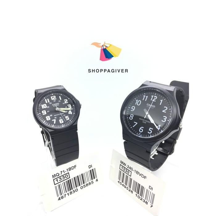Jual JAM TANGAN COUPLE CASIO ORIGINAL MW-240-1B MQ-71-1B MURAH