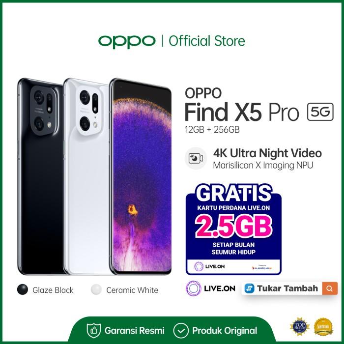 Gambar OPPO Smartphone FIND X5 PRO 5G 12GB/256GB Garansi resmi - Hitam dari Laris Store15_NEW undefined Tokopedia