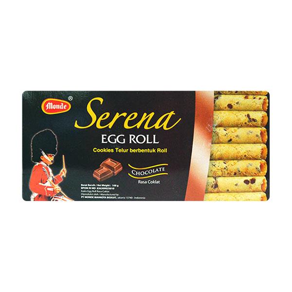 Promo Harga Monde Serena Egg Roll Chocolate 168 gr - Tokopedia