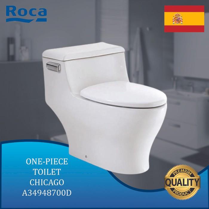 Jual TERHEMAT ROCA CHICAGO CLOSET DUDUK KLOSET MONOBLOCK ONE PIECE ...