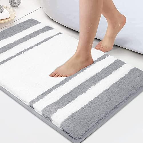 Gambar Non Slip Bath Mat Machine Washable Bathroom Rug Soft dari Home and Kitchen USA undefined Tokopedia