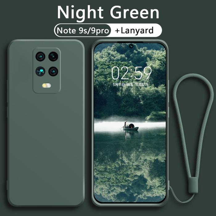 Gambar Aesthetic Case Xiaomi Redmi Note 9 Pro Softcase Polos Casing - MIDNIGHT GREEN dari nucleo undefined Tokopedia