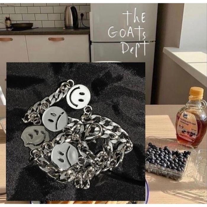 Gambar Smile Asap Rocky Chain by The Goats Dept - Mixed metal 5mm dari The Goats Dept undefined Tokopedia