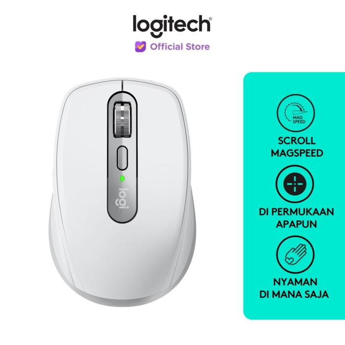 Gambar Logitech MX Anywhere 3 For Mac Mouse Wireless Performance Compact - Grey dari Star Gadget Id undefined Tokopedia