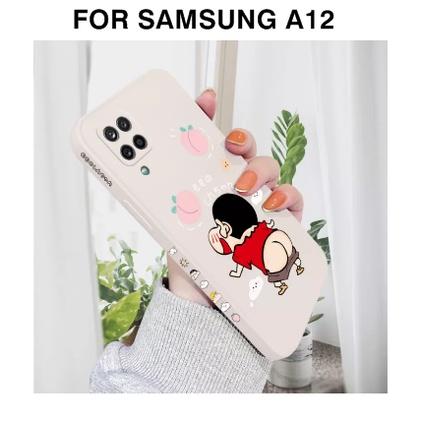 Gambar Aesthetic Squishy Case Samsung A12 M12 Shin-chan Softcase dari nucleo undefined Tokopedia