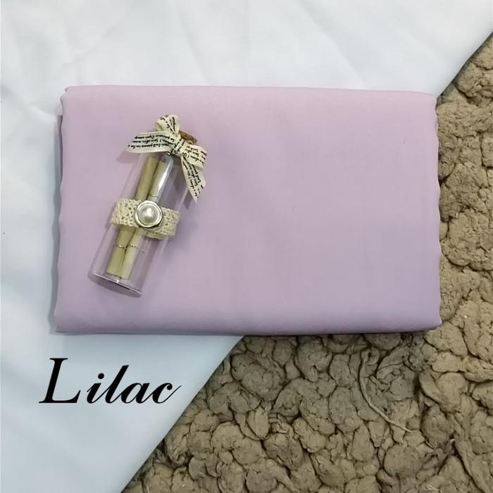 Gambar READY 42 WARNA JILBAB SEGIEMPAT WOLFIS POLOS 130x130 PART 2 - LILAC dari Eka Fanaya Shop undefined Tokopedia