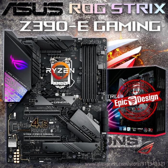 Jual Asus Rog Strix Z390-E Gaming Motherboard Lga 1151 Ddr4 I9