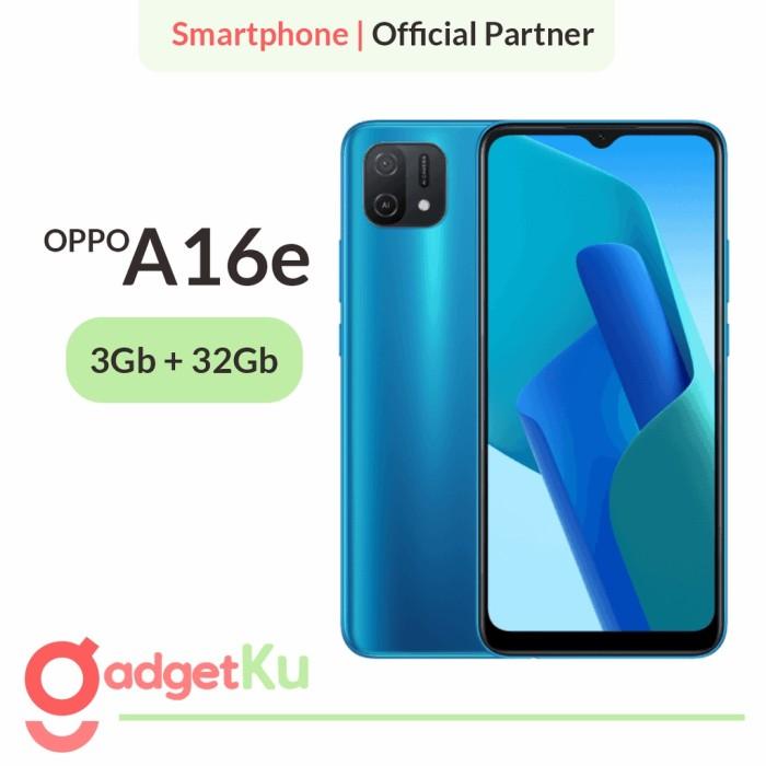 Gambar OPPO A16e 3/32GB RAM 3GB INTERNAL 32GB GARANSI RESMI OPPO INDONESIA - Hitam dari GadgetKu_ undefined Tokopedia