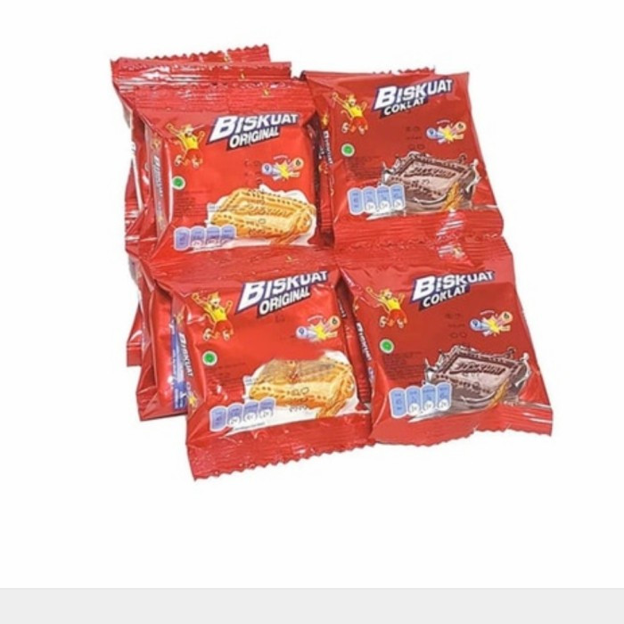 Gambar makanan ringan wafer biskuit biskuat orijinal /coklat 10gr (20pc) dari pastilengkapdonk undefined Tokopedia
