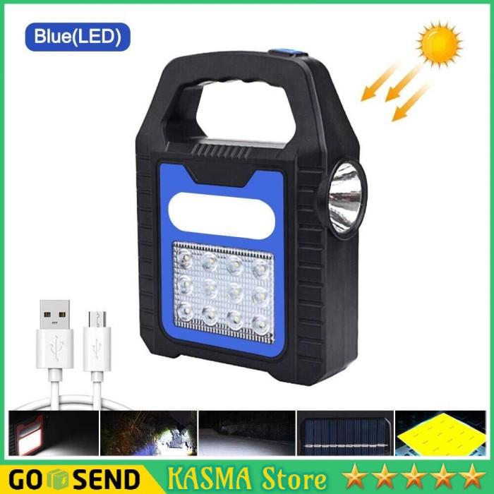 Gambar Lampu Tenda Camping Senter LED Portable Emergency Solar Power 12LED dari KASMA STORE undefined Tokopedia