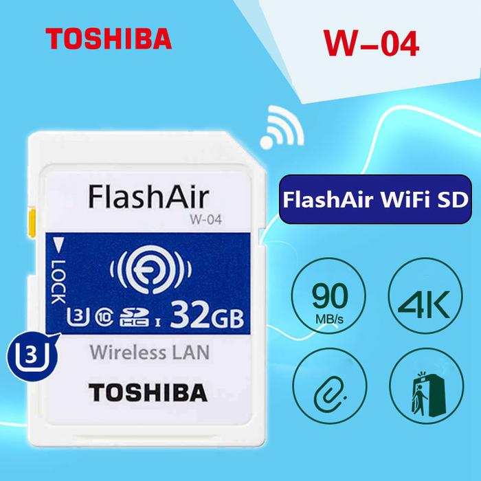 TOSHIBA FlashAir 64GB W-04（TOSHIBA Flash Air W-04 (Made JAPAN 