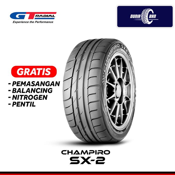 Gambar Ban Mobil GT Radial CHAMPIRO SX2 225/50 R16 dari Dunia Ban Indonesia undefined Tokopedia