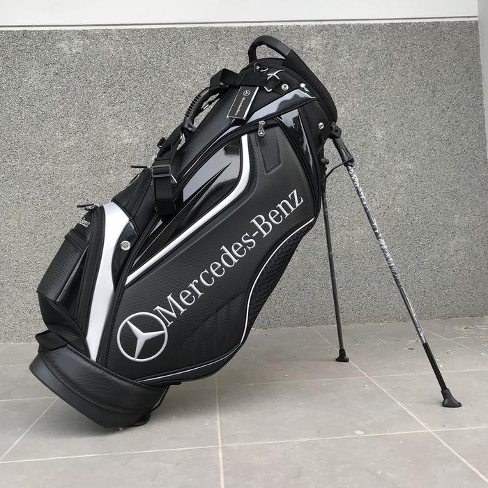 Gambar Tas Golf MERCEDES BENZ Leather Hard Cover Lightweight Very Good - HITAMSILVER dari SPORTSKINGDOM undefined Tokopedia