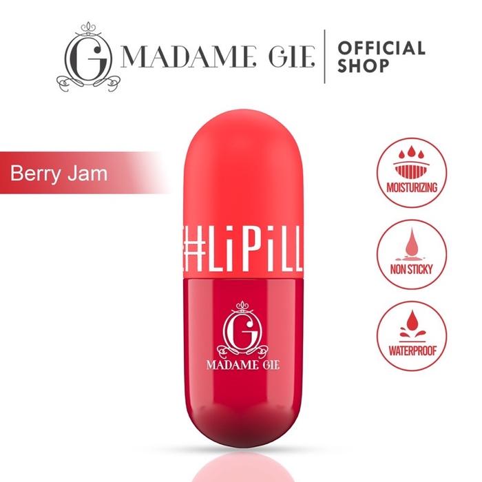 Gambar MADAME GIE Madame LiPill 5ml - Lip Tint Serum Plumper Make Up - Berry Jam dari Rumah Skincare 888 undefined Tokopedia