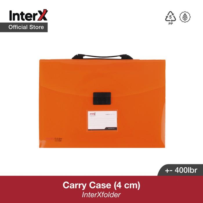 Gambar InterX Carry Case 4 cm - Merah - Biru dari hs stationary_NEW undefined Tokopedia