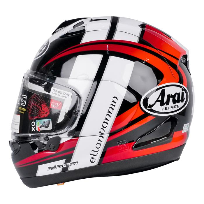 Gambar Arai SNI RX7X TT IOM 2022 Helm Full Face Original - Black Red White - M dari Arai Indonesia undefined Tokopedia