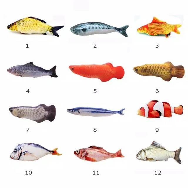 Gambar Boneka ikan ukuran - catnip ikan mainan kucing bentuk boneka ikan - 9 dari CSI Mart undefined Tokopedia