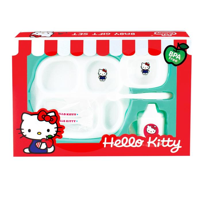 Gambar Lusty Bunny Feeding Set Bayi (Medium) Hello Kitty Edition / Alat Makan - HKT LB201 dari Norden_Babyshop undefined Tokopedia