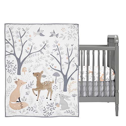 Gambar Bedtime Originals 3 Piece Crib Bedding Set, Deer Park, Multicolor dari Home and Kitchen USA undefined Tokopedia
