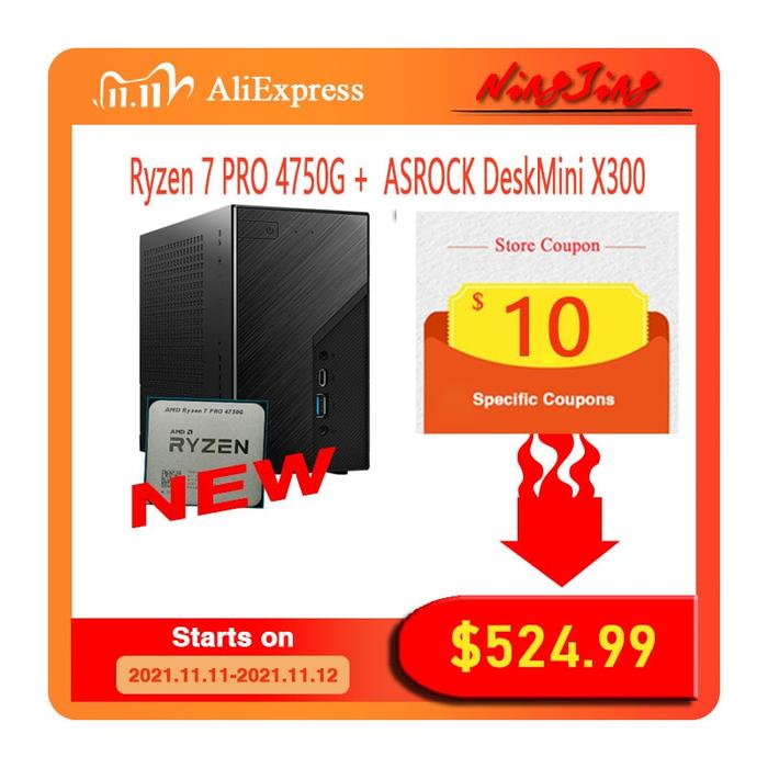 Deskmeet X300 Ryzen 7 5700G Wi-Fi付 Deskmeet X300 Ryzen 7 5700G Wi