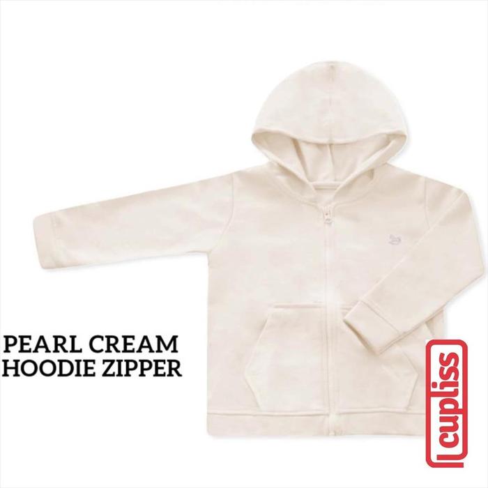 Gambar Pearl Cream Little Palmerhaus Zipper Hoodie Jaket Anak - 1 Years dari Cupliss undefined Tokopedia