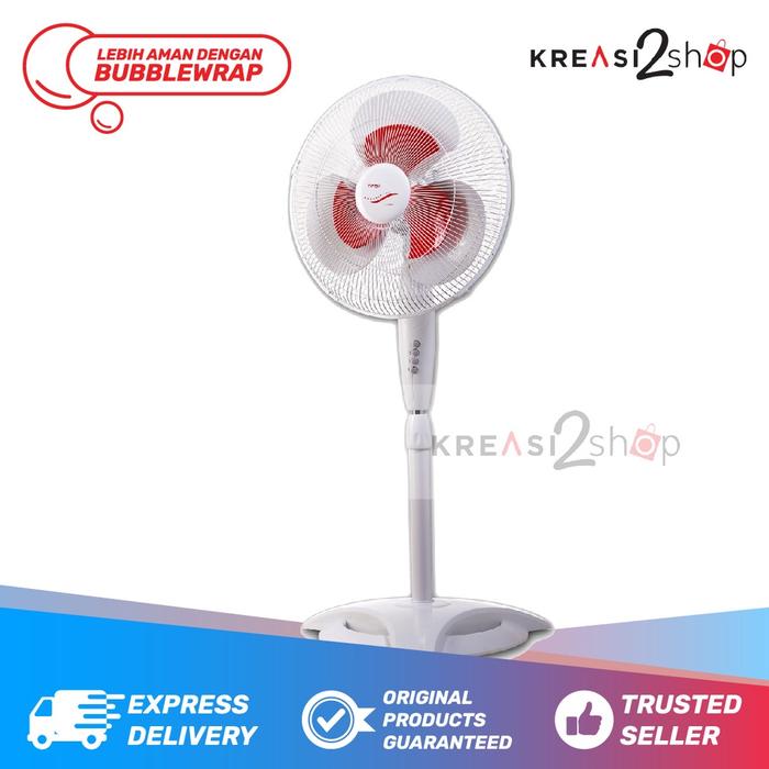 Gambar Turbo Standing Fan / Kipas Angin Berdiri Turbo 16" 3 Pilihan Warna dari lareina188 undefined Tokopedia