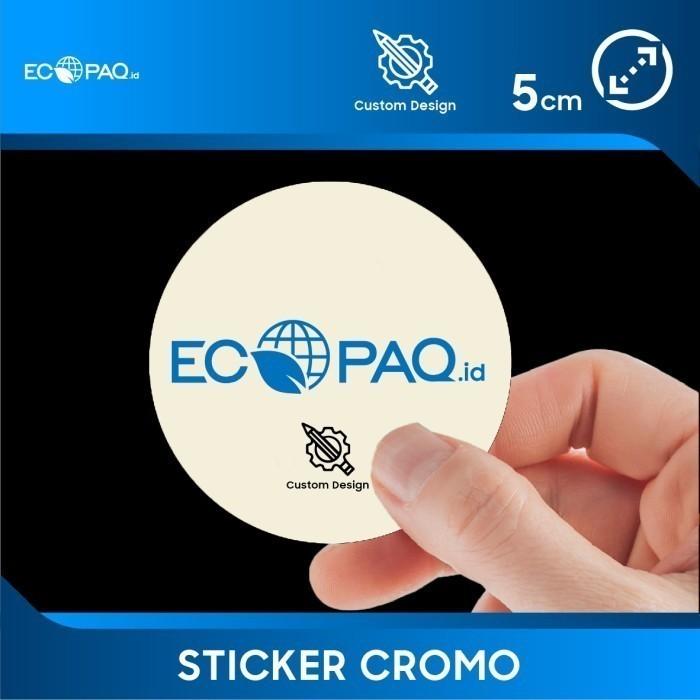 Gambar Stiker Kromo - Stiker label - Sticker Label - VINYL - D:5cm - Kromo dari Ecopaq undefined Tokopedia