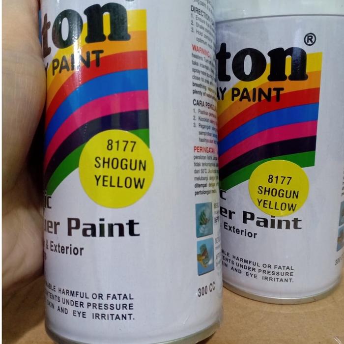 Gambar Automotive Colours DITON Spray Paint Acrylic Lacquer Paint (300cc) - SHOGUN YELLOW dari Baru Indah undefined Tokopedia