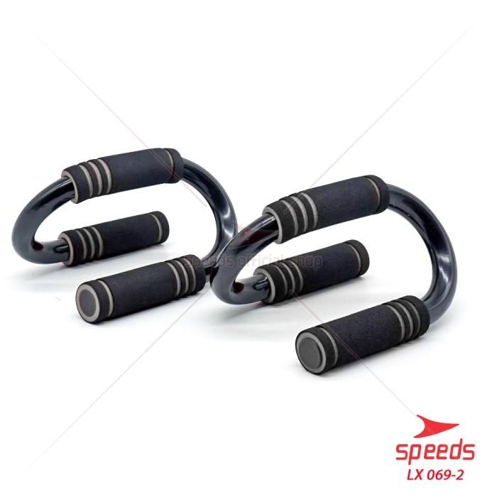 Gambar Push Up Stand Bar Alat Bantu Push Up Olahraga Pegangan Push Up 069-1 - 069-2 Abu Abu dari Speedshome undefined Tokopedia