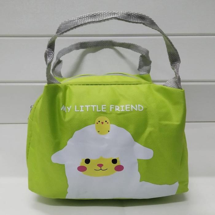Gambar ACC0064 Tas Bekal Lunch Cooler Bag Box Makanan Aluminium - HIJAU dari accbayiid Kota Tangerang Tokopedia