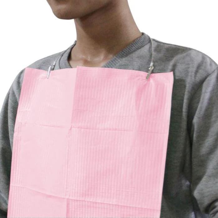 Gambar Polybib / Dental Bib Pak Isi 125pcs Onemed - Pink dari Onemed Semarang Kota Semarang Tokopedia