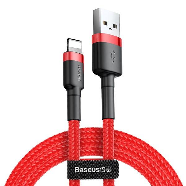 Gambar Kabel Data BASEUS Cafule USB for Lightning 1.5A iPhone - CALKLF-C - Red+Red dari jorrelstore undefined Tokopedia
