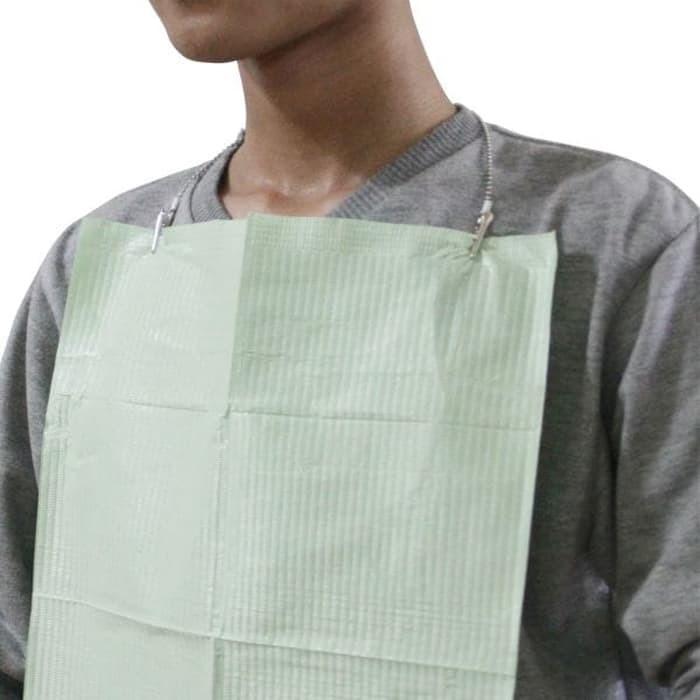 Gambar Polybib / Dental Bib Pak Isi 125pcs Onemed - Hijau dari Onemed Semarang Kota Semarang Tokopedia